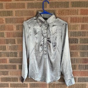 New York & Company Platinum Blouse